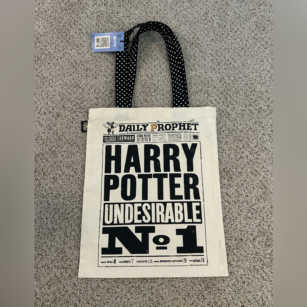 Harry Potter Daily Prophet Tote Bag